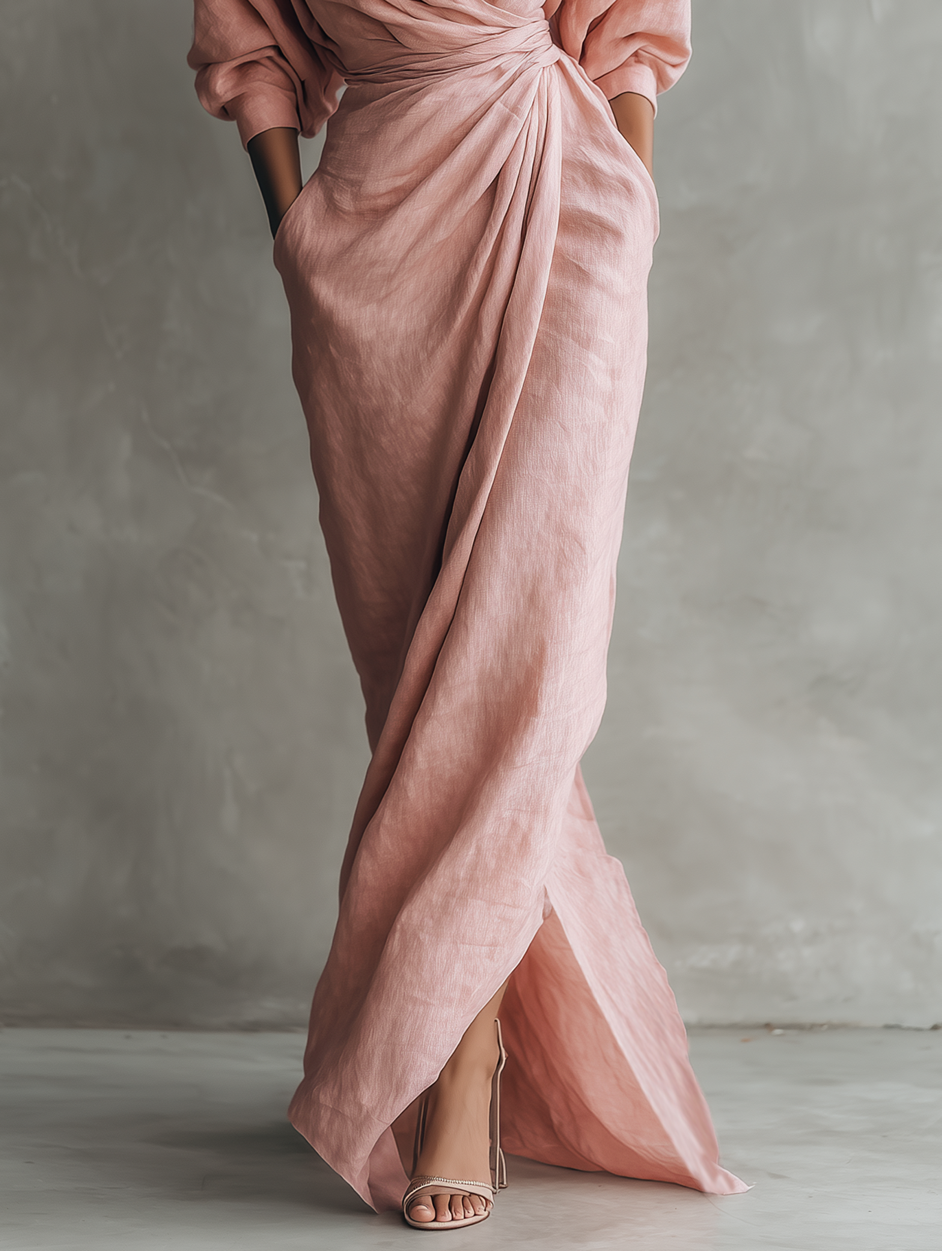 Alba- Vestido fruncido elegante