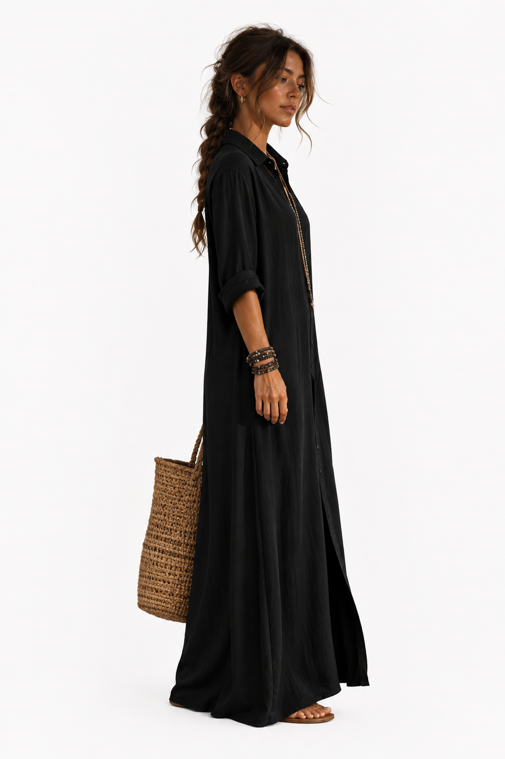 Coral- Vestido suelto
