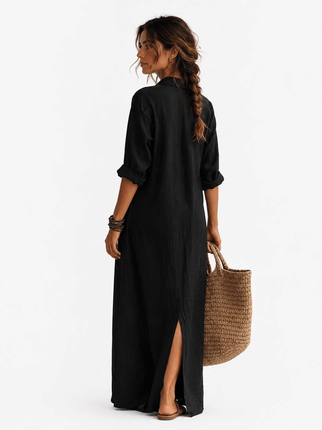 Coral- Vestido suelto