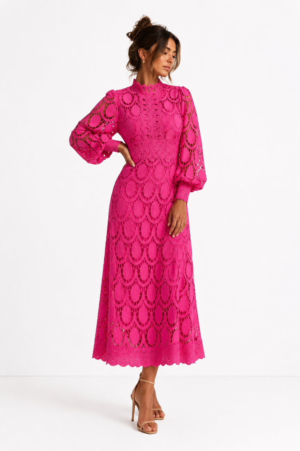 Carla- Vestido elegante encaje