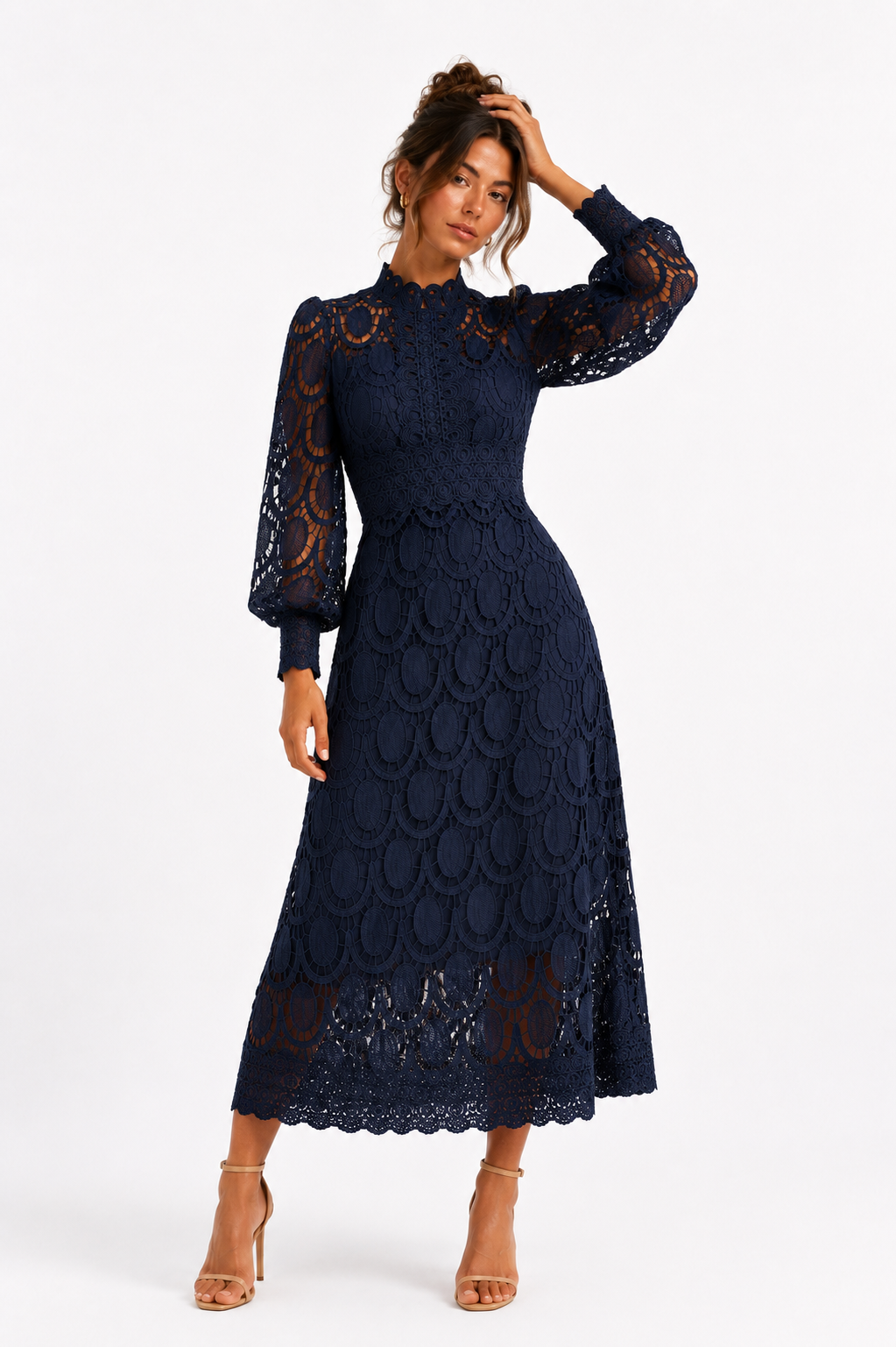Carla- Vestido elegante encaje