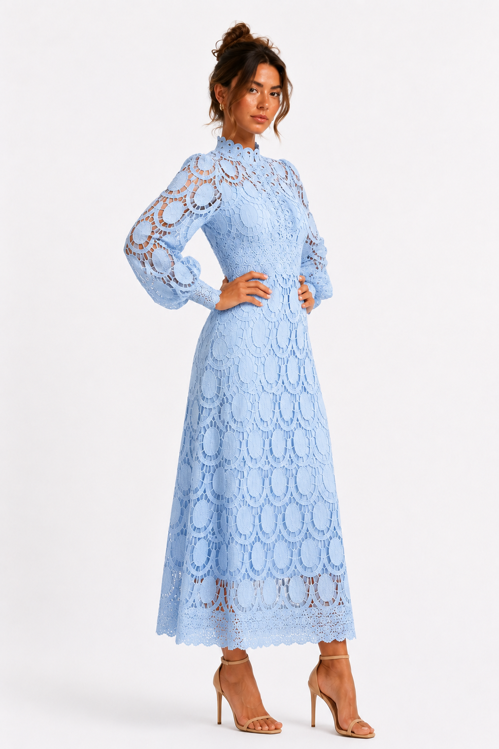 Carla- Vestido elegante encaje