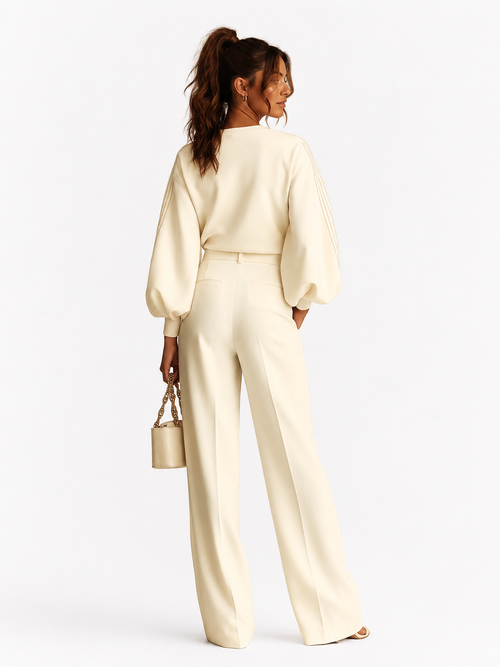 Celia- Mono blanco elegante