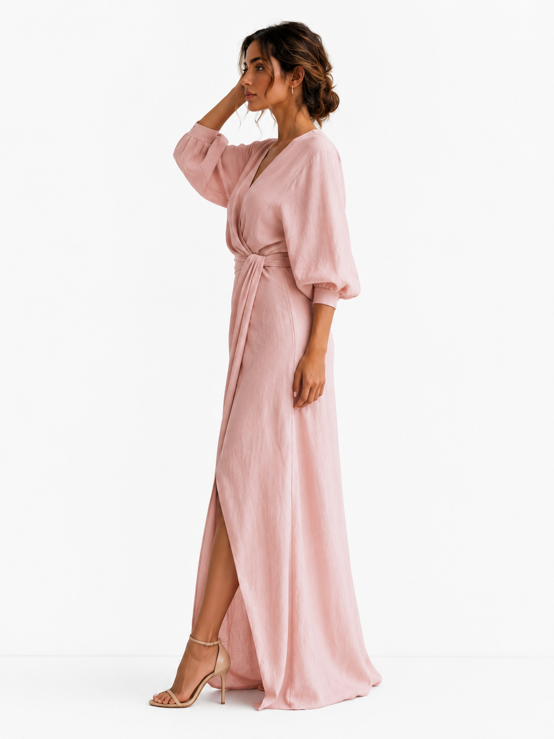 Alba- Vestido fruncido elegante
