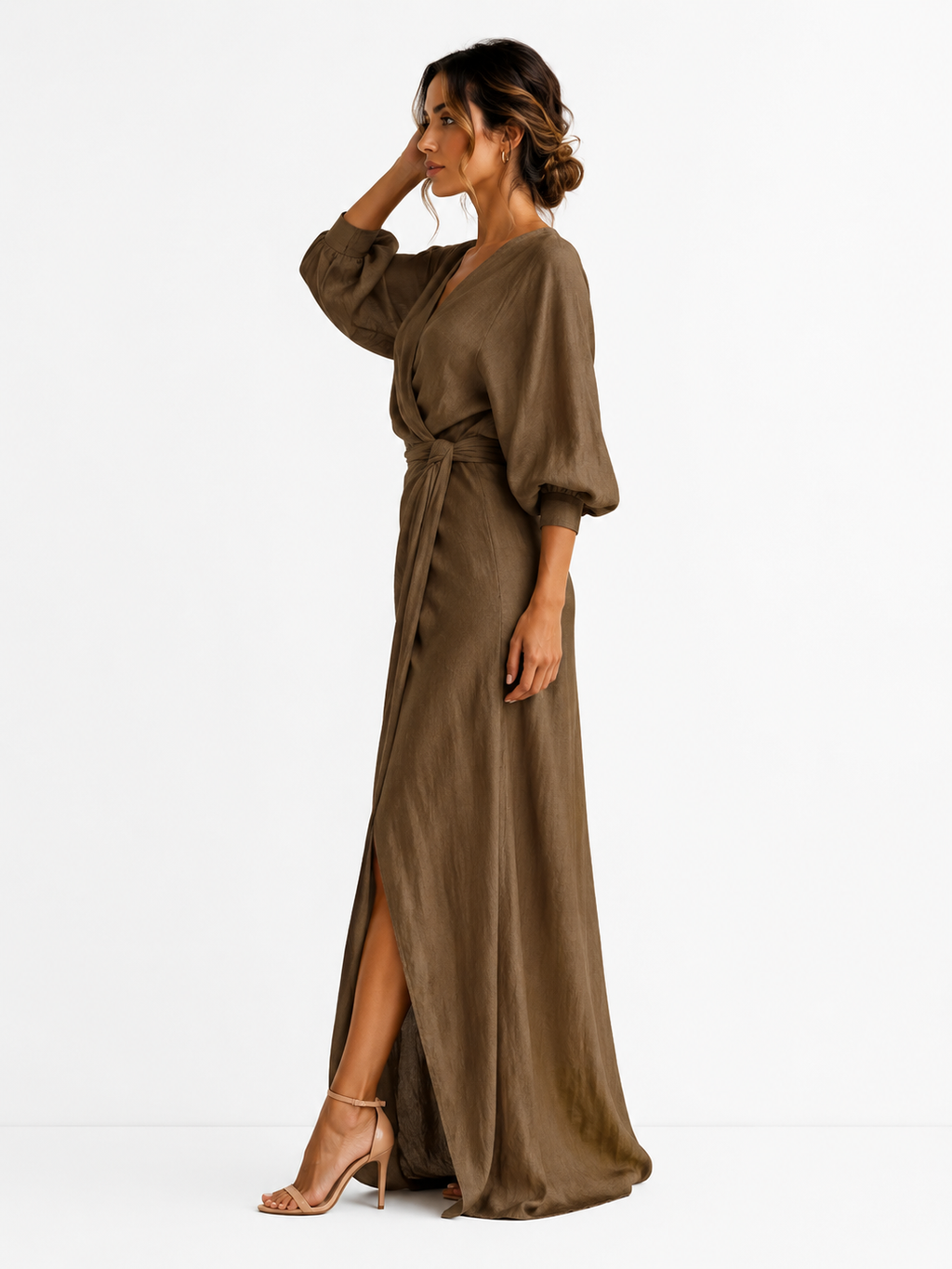 Alba- Vestido fruncido elegante