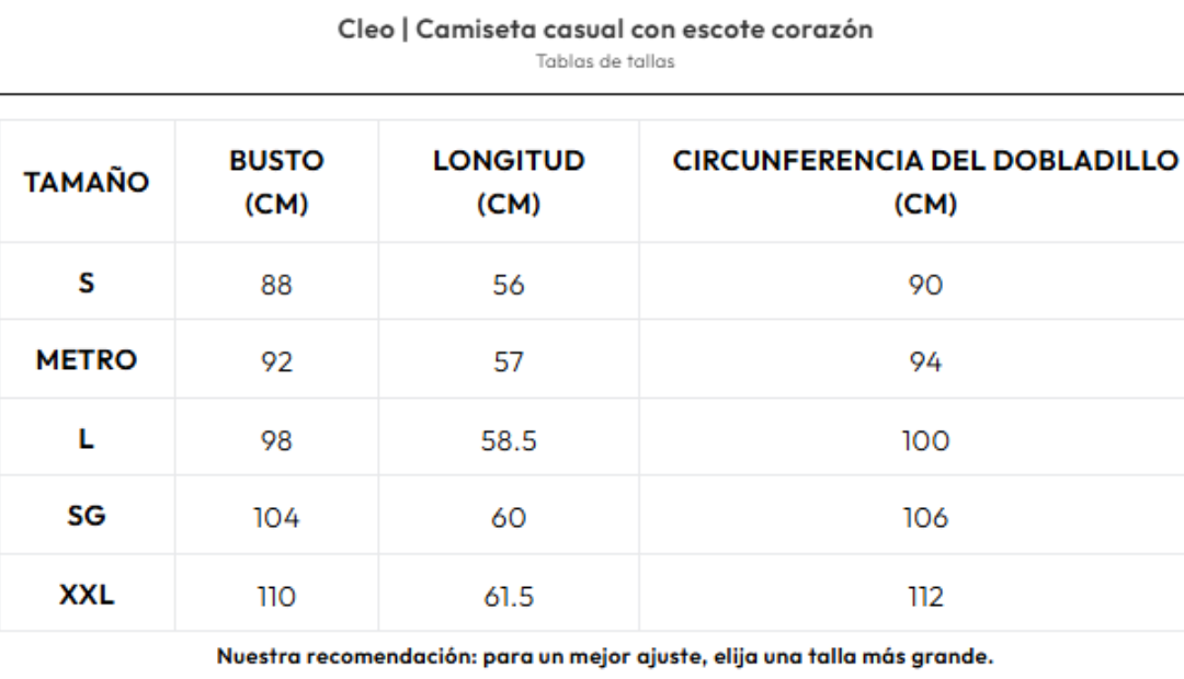 Cleo | Camiseta casual con escote corazón