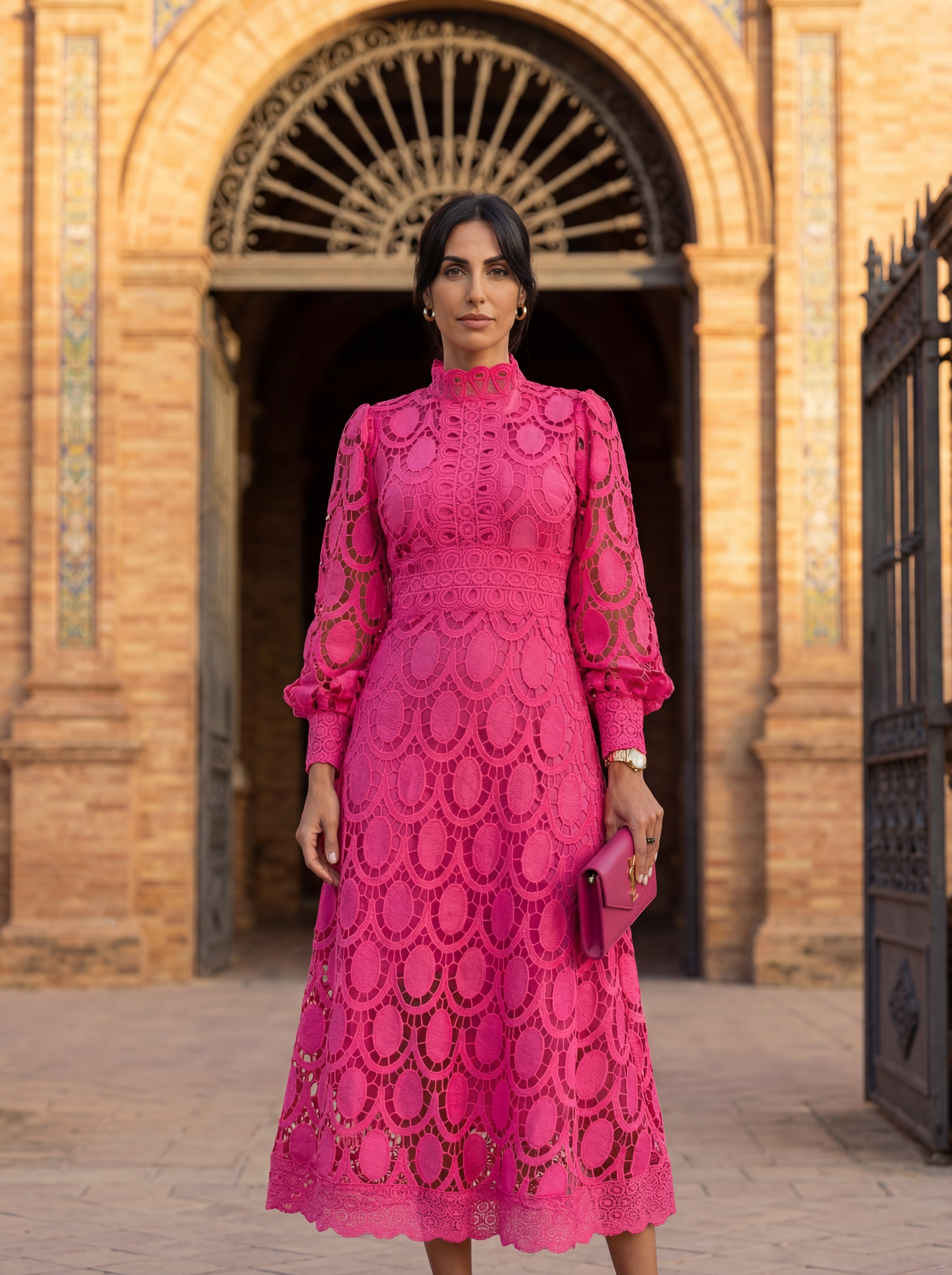 Carla- Vestido elegante encaje