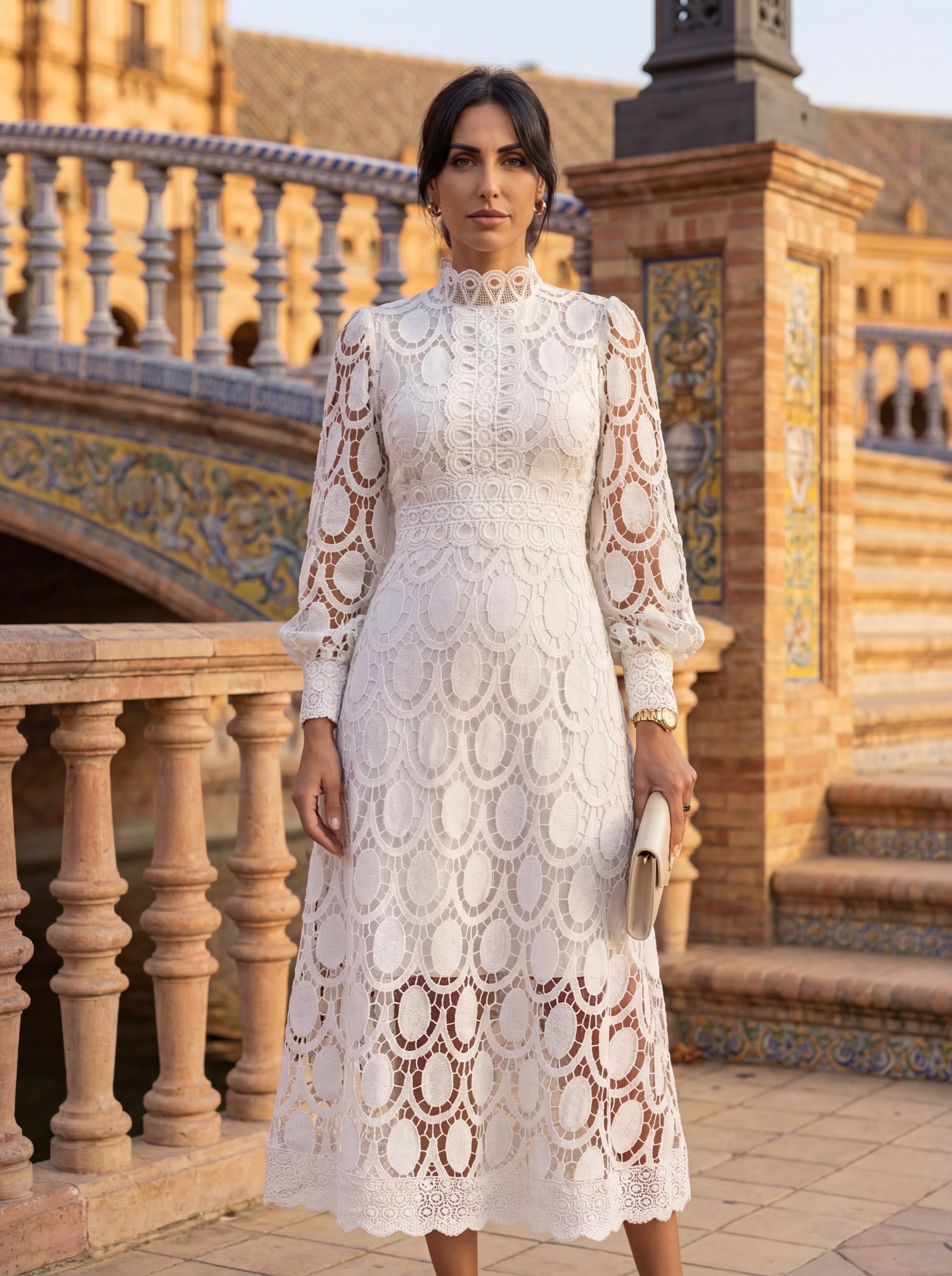 Carla- Vestido elegante encaje
