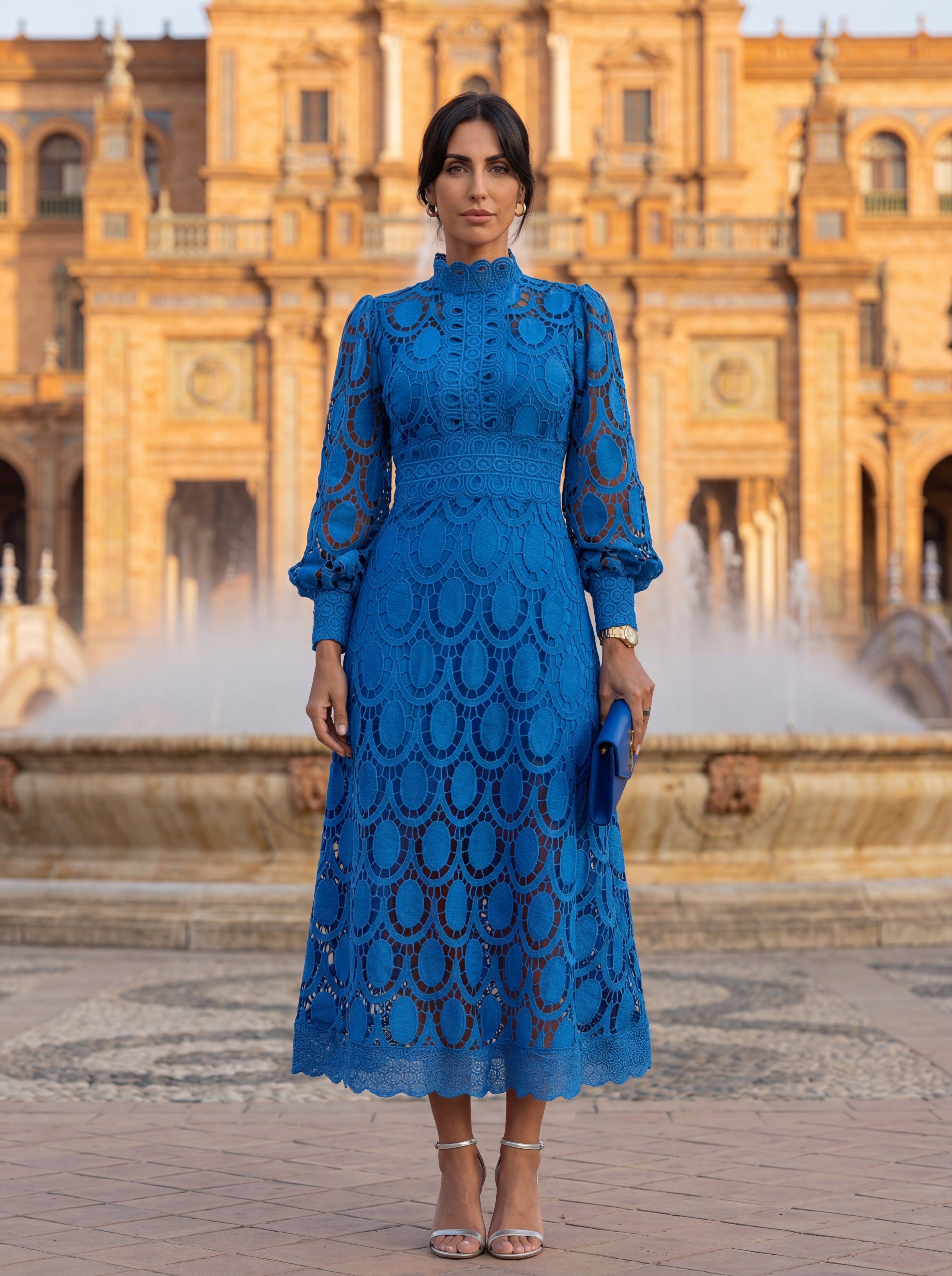 Carla- Vestido elegante encaje