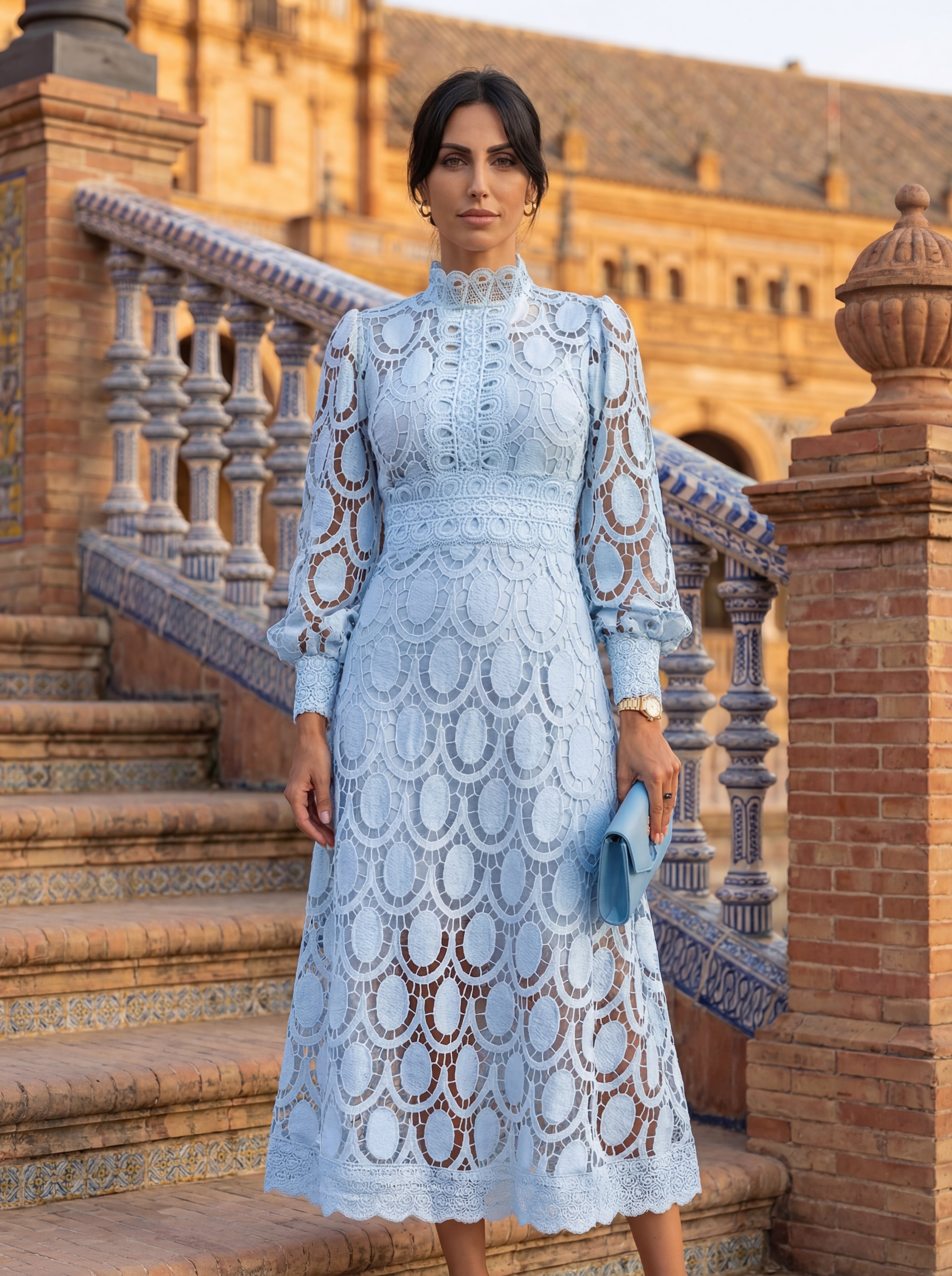 Carla- Vestido elegante encaje
