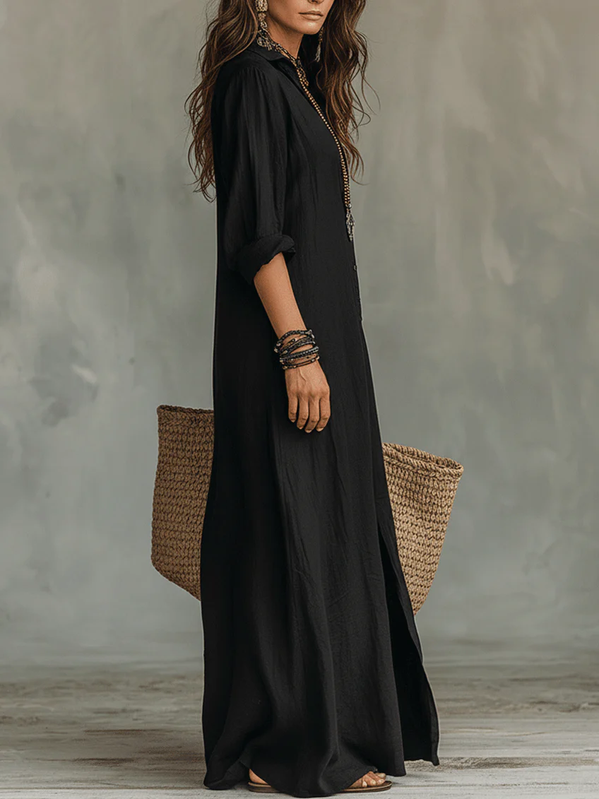 Coral- Vestido suelto