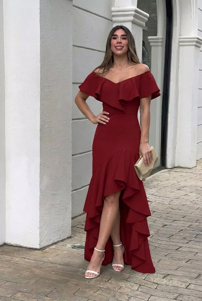 Alma- Vestido palabra de honor