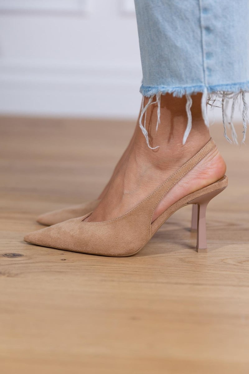 Naira-Tacón vestir crema