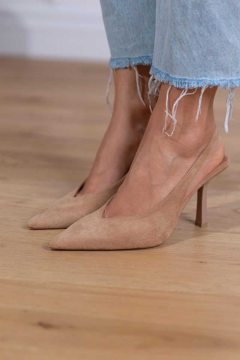Naira-Tacón vestir crema